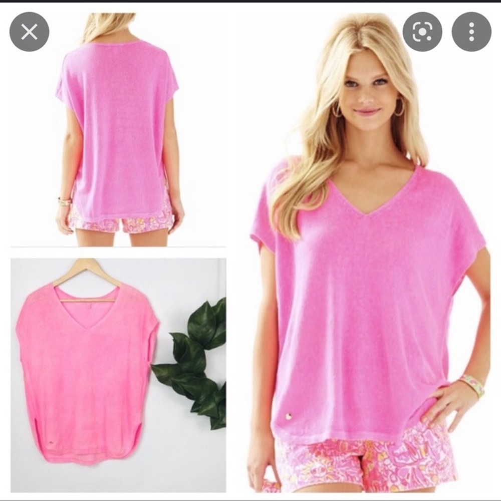 Lilly Pulitzer Sanford linen tunic